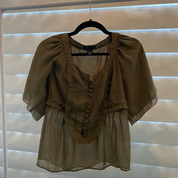 BCBG Sheer Blouse - Picture 1 of 1